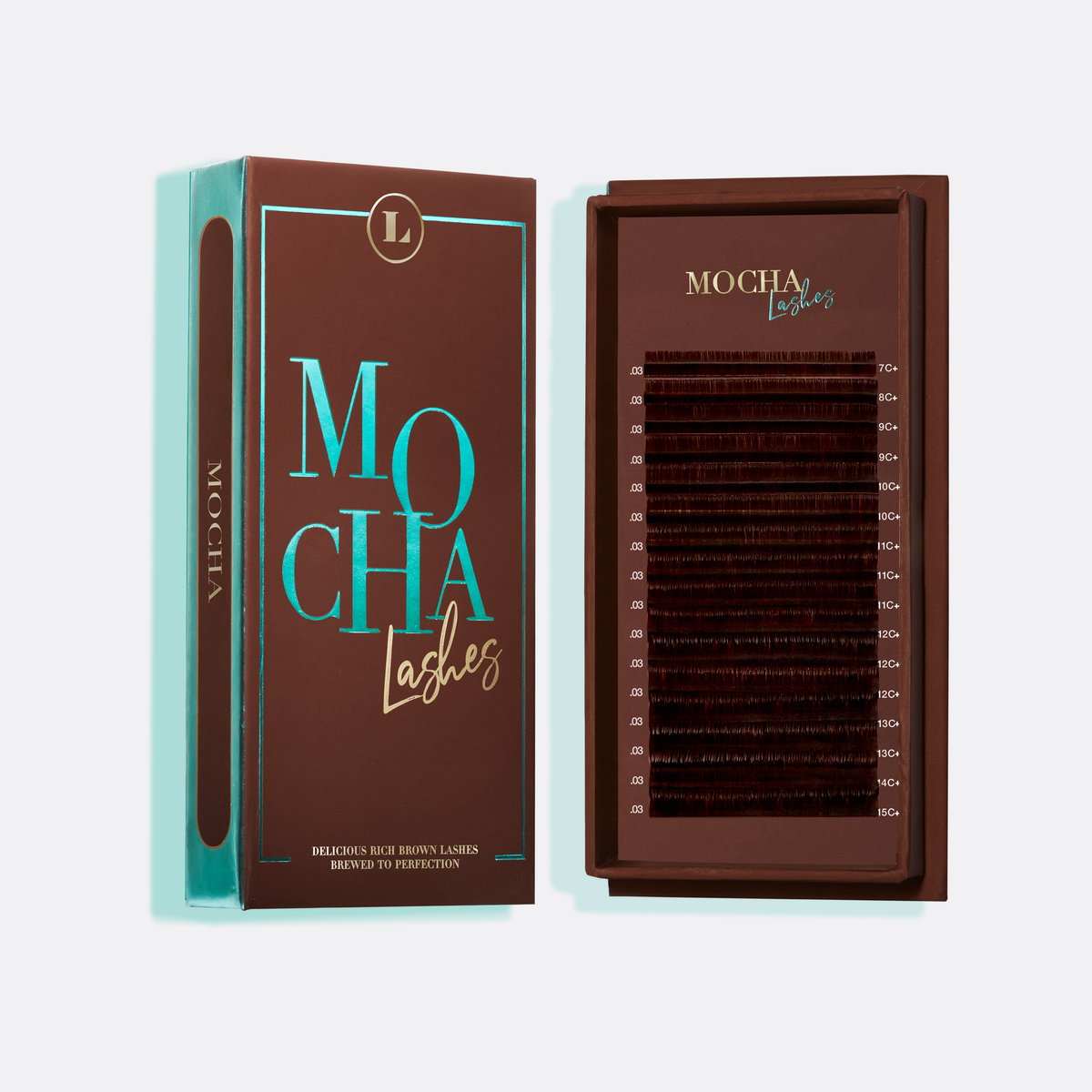 Mocha Brown Color Favorite Cashmere - Single & Mixed Trays