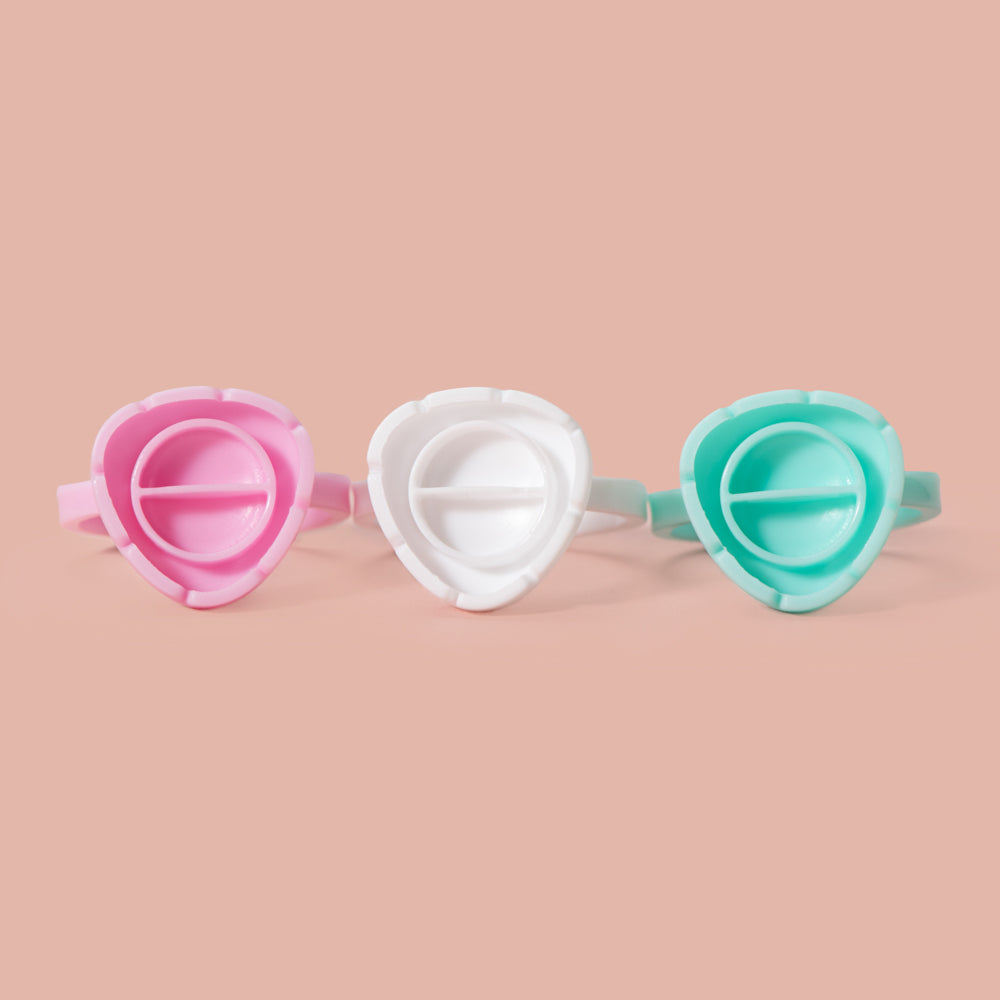 Glue Rings With Volume Groves - Pack of 100