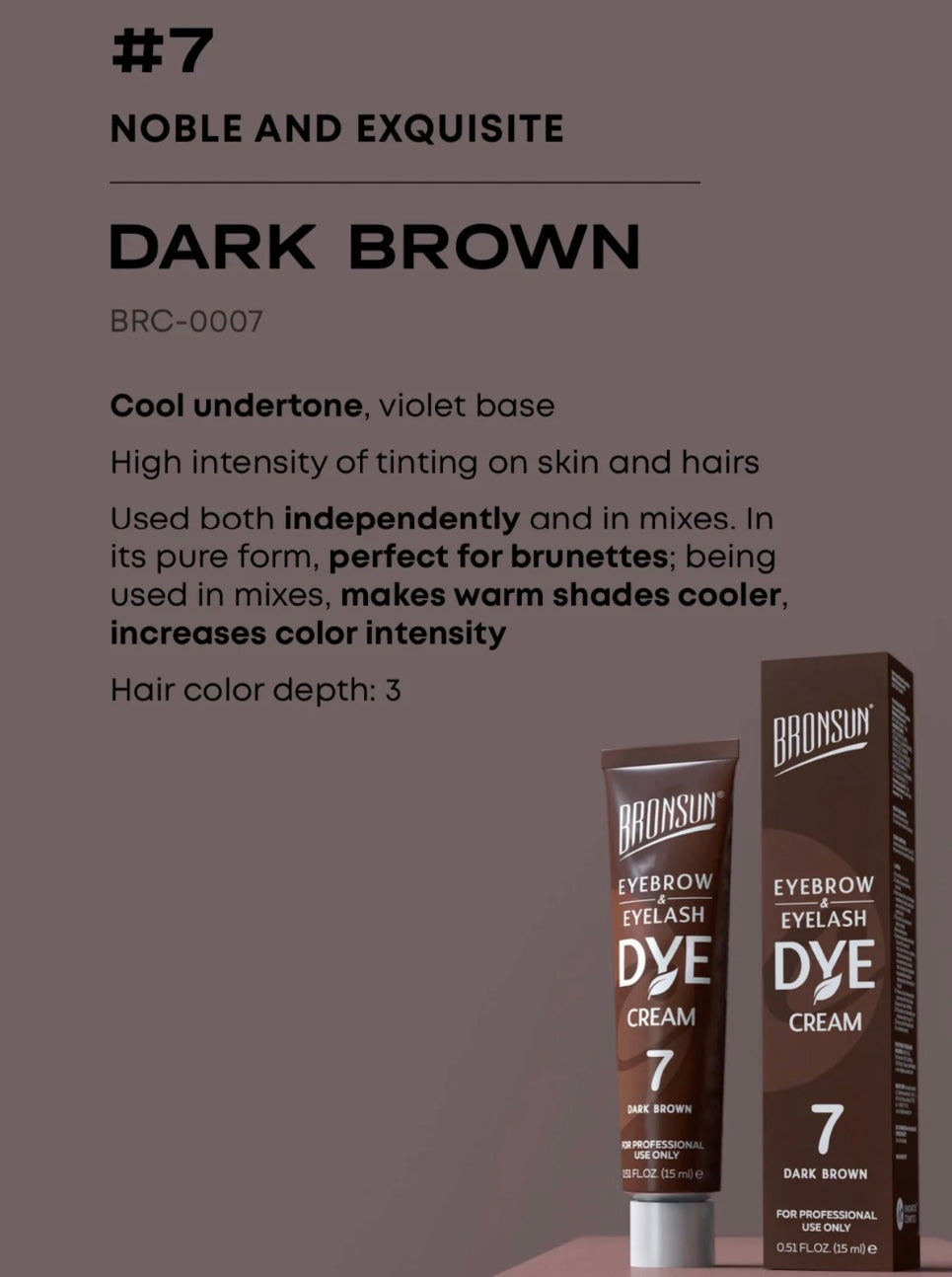 BRONSUN Cream Dye Singles 15ml
