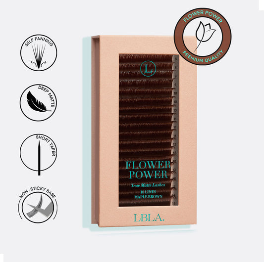 Merlot & Maple Brown- Flower Power .03 Mixed Trays